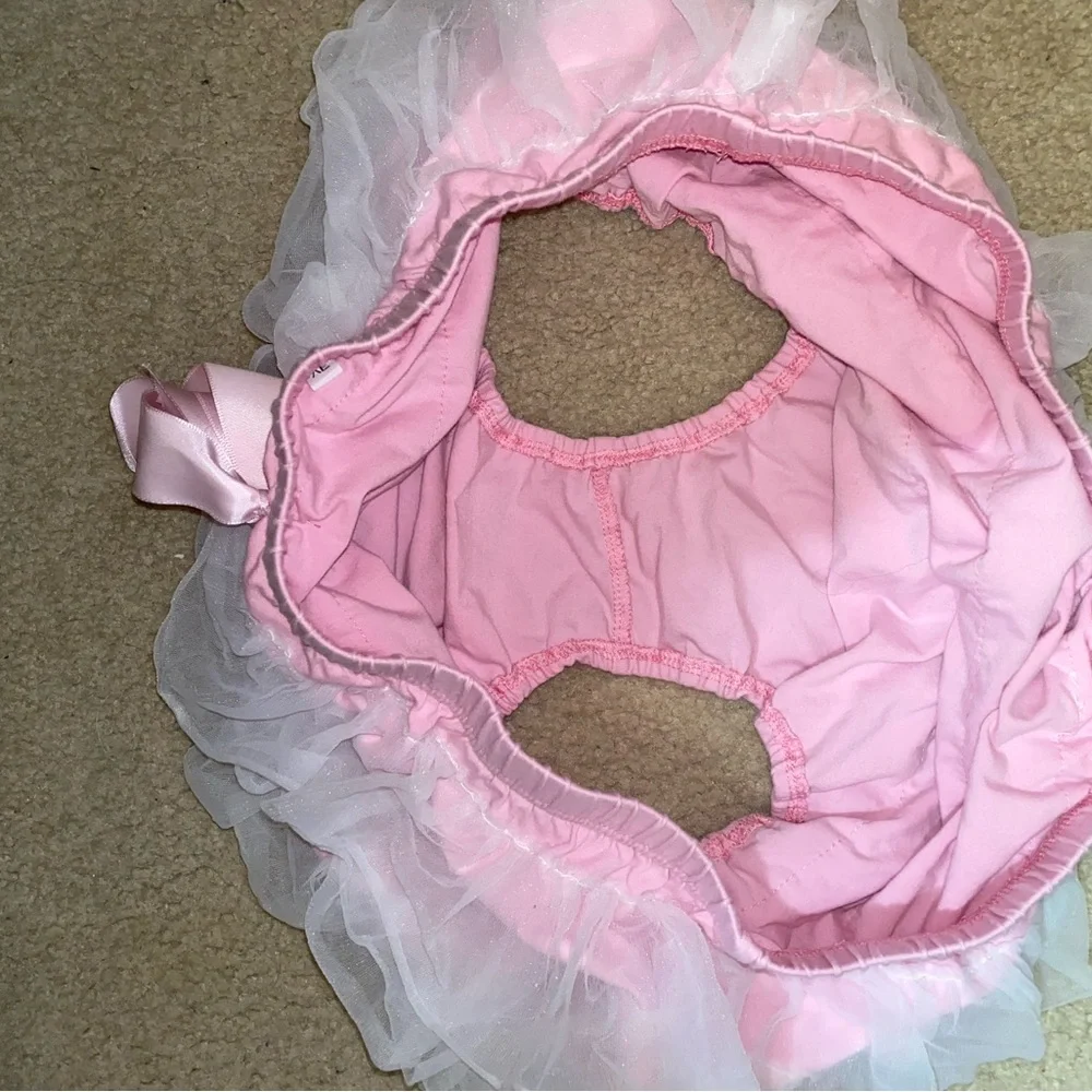 Pink and White Ruffled Bloomers - Picture 4 of 4